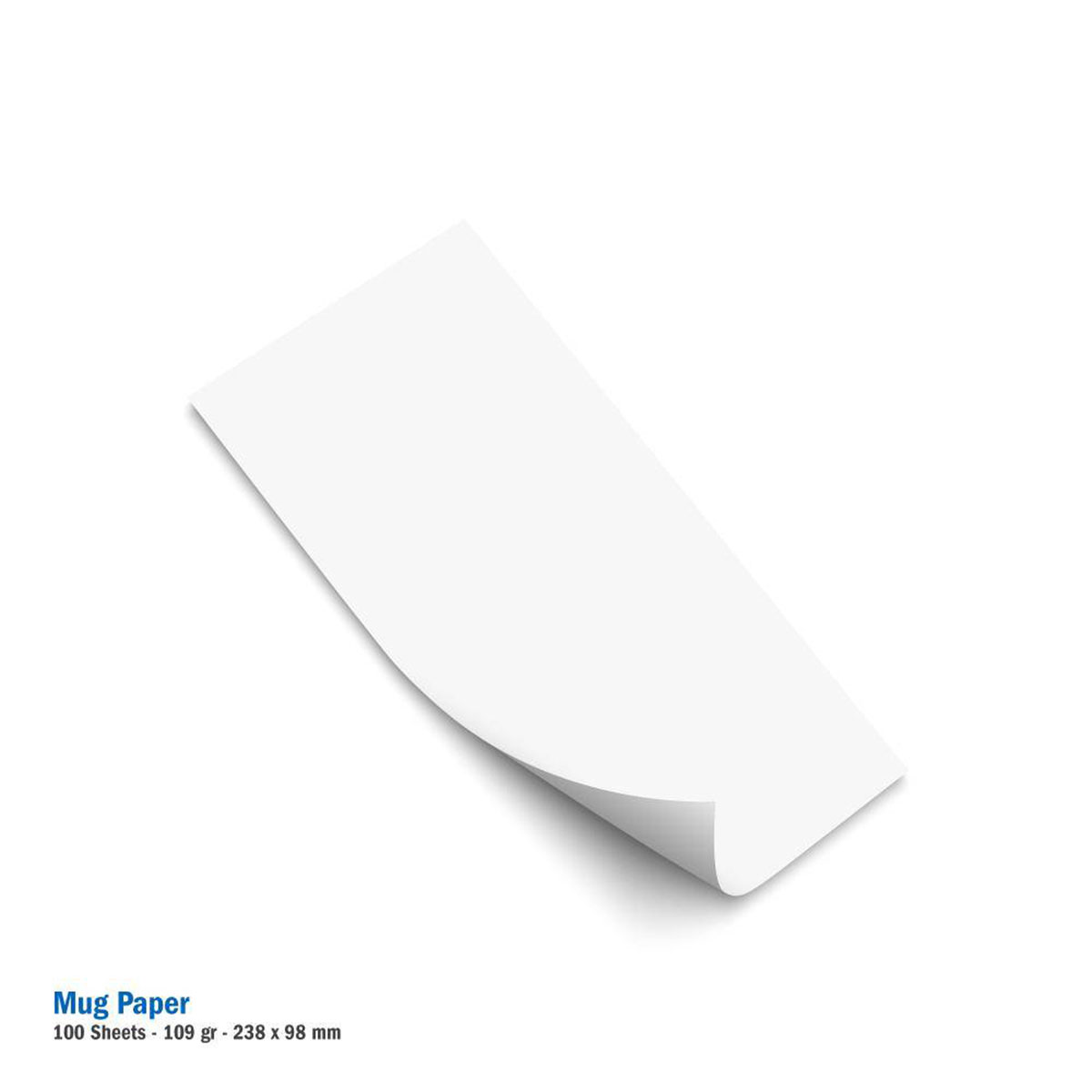 S-RACE Papier Sublimation 120gr 238x98mm pour Mug - 250 feuilles