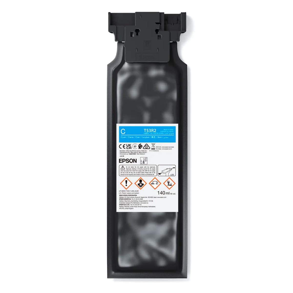 EPSON Encre Ultrachrome UV Cyan pour SC-V1000 - poche de 140ml