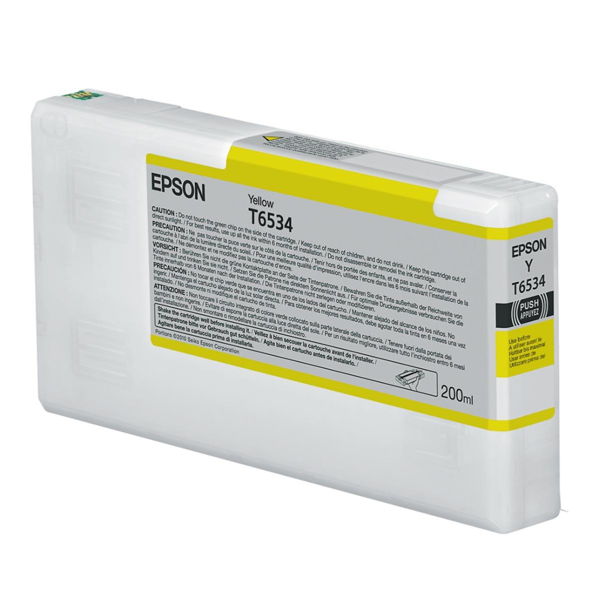 EPSON Encre T6534 K3 Jaune 4900 200ml