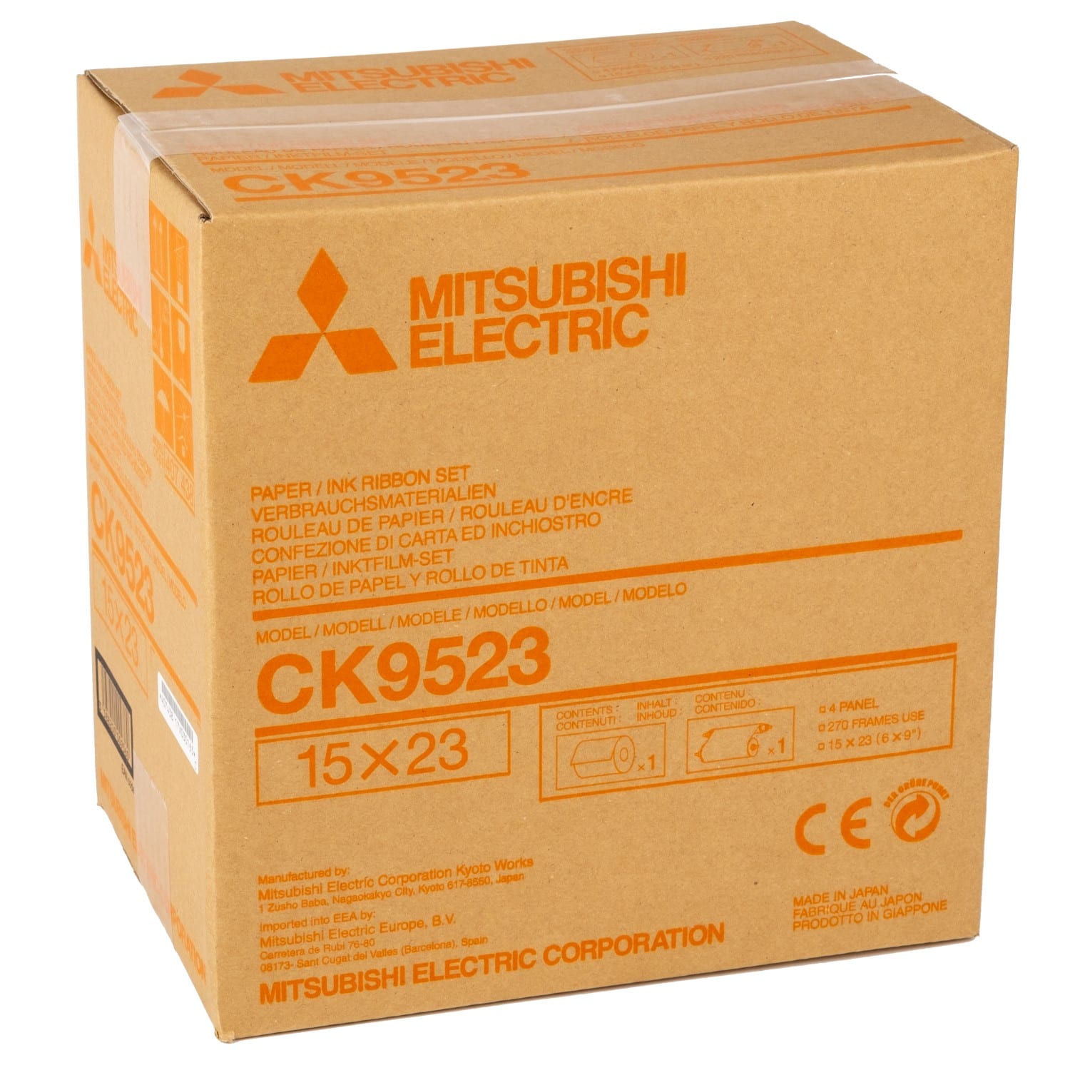Consommable thermique CK9523 15x23cm pour CP 9550 DW-S - 270 tirages