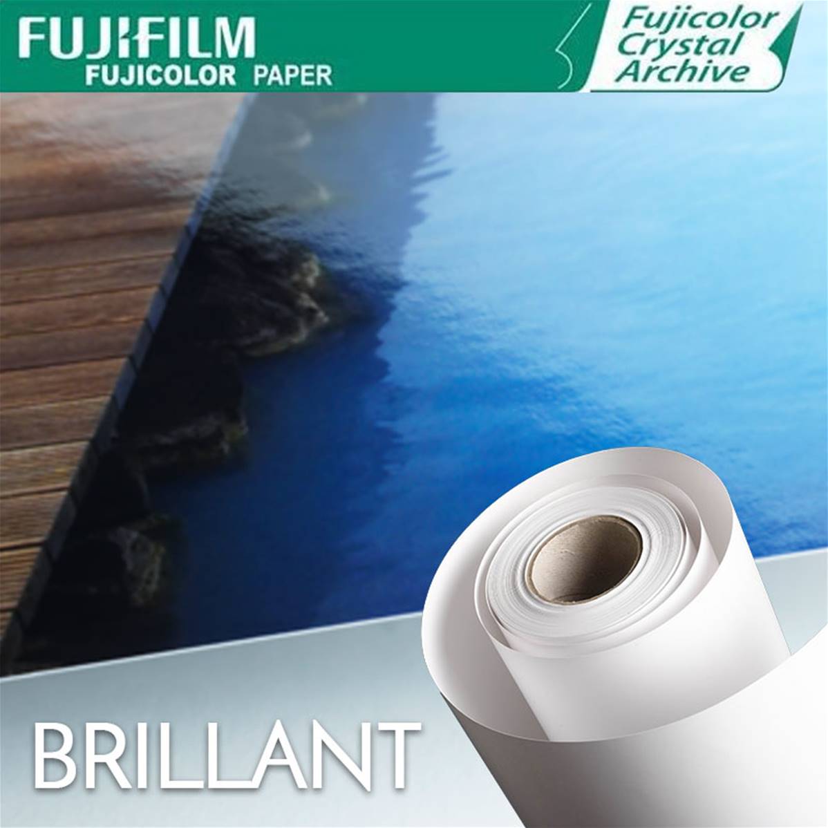 FUJIFILM Crystal Archive Brillant 24.0 x 186m non marqué (1 rlx)
