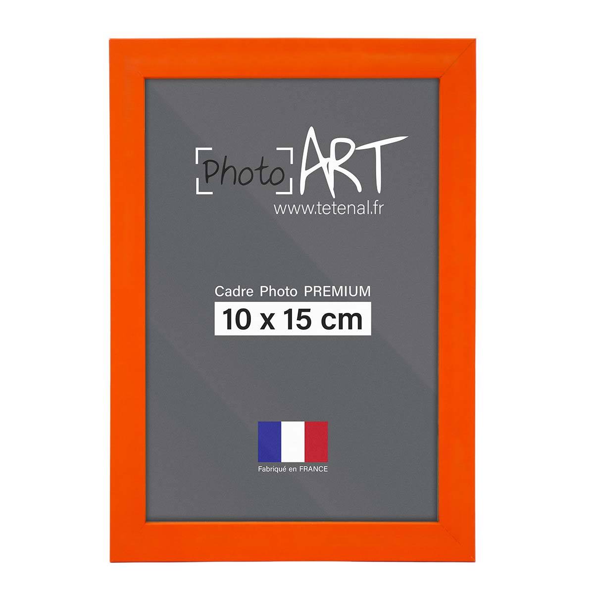PHOTO ART PREMIUM Tonic Cadre bois 10x15 Orange lot de 4