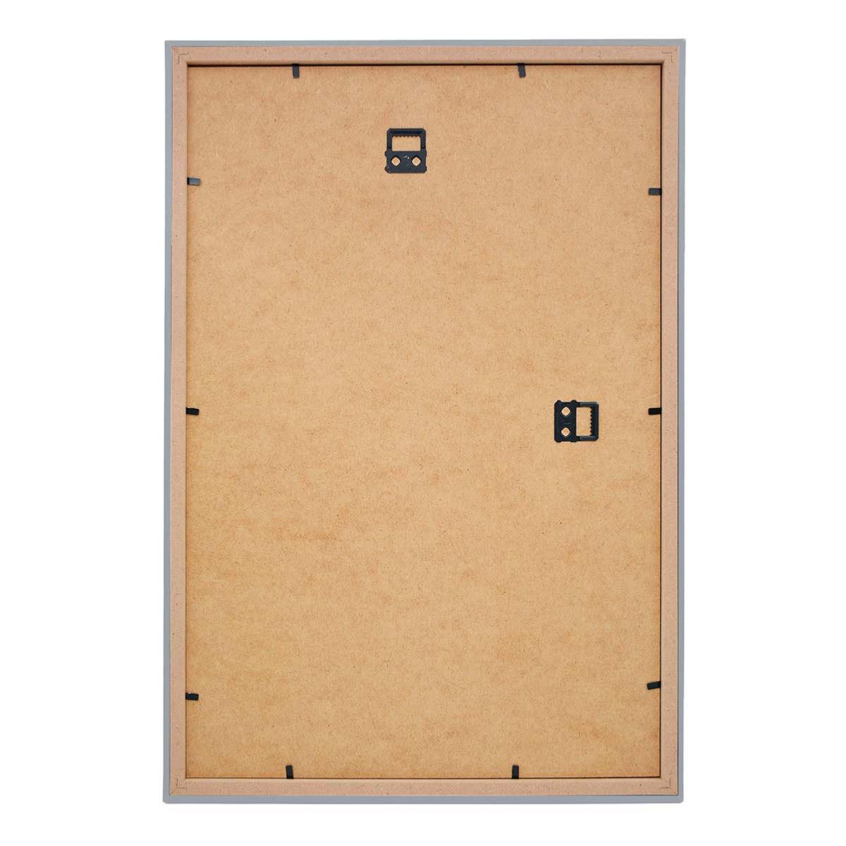 PHOTO ART PREMIUM Cadre bois 40x50 Argent lot de 4