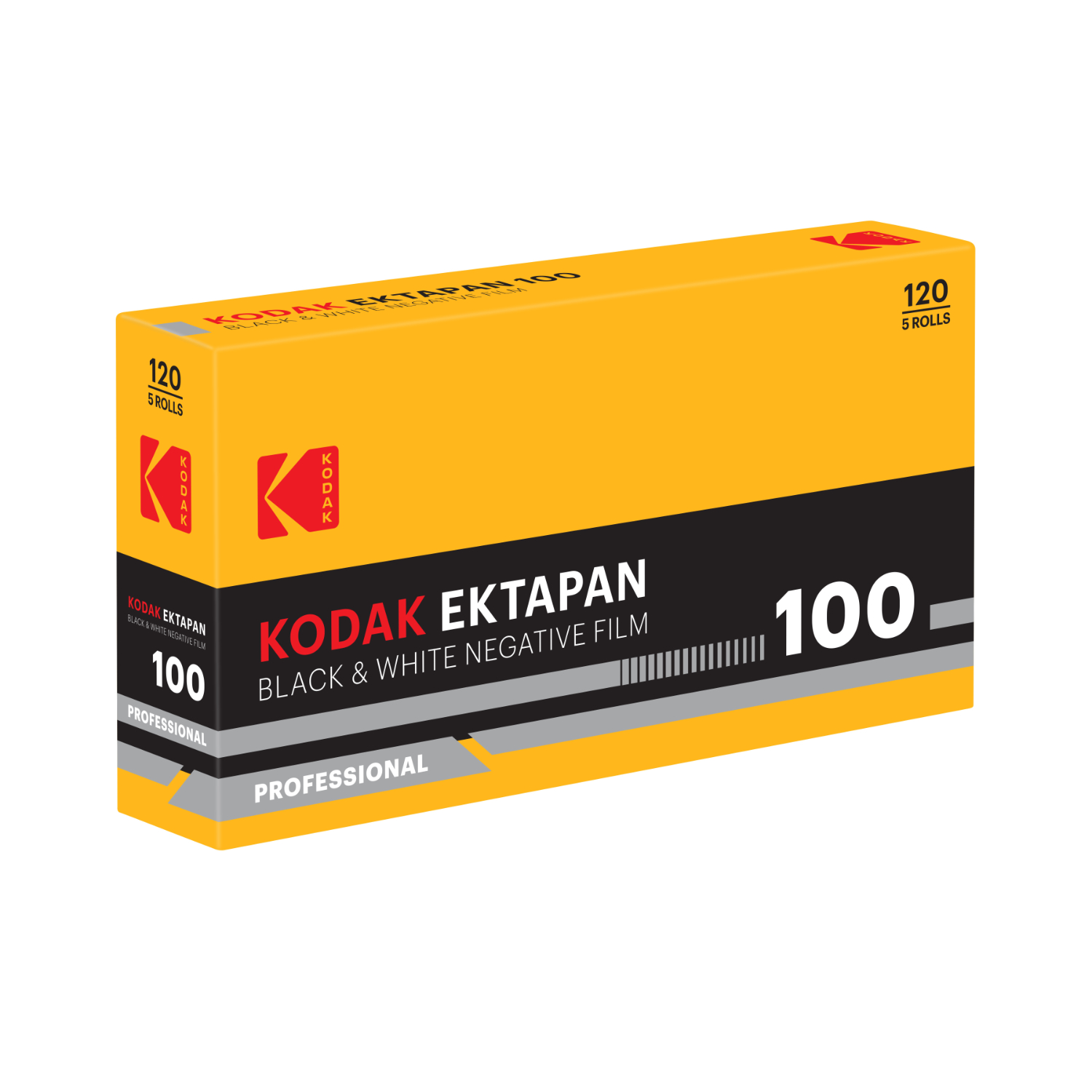 Film noir et blanc EKTAPAN 100 120 - Propack de 5