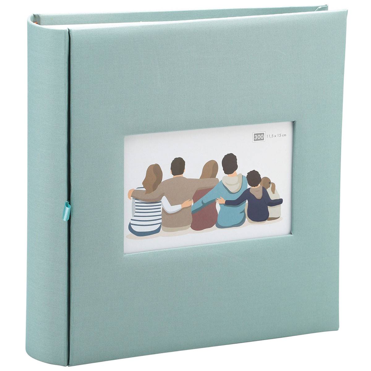 ERICA Album pochettes Square - 23.5x25cm - 300 vues - Vert - Lot de 2