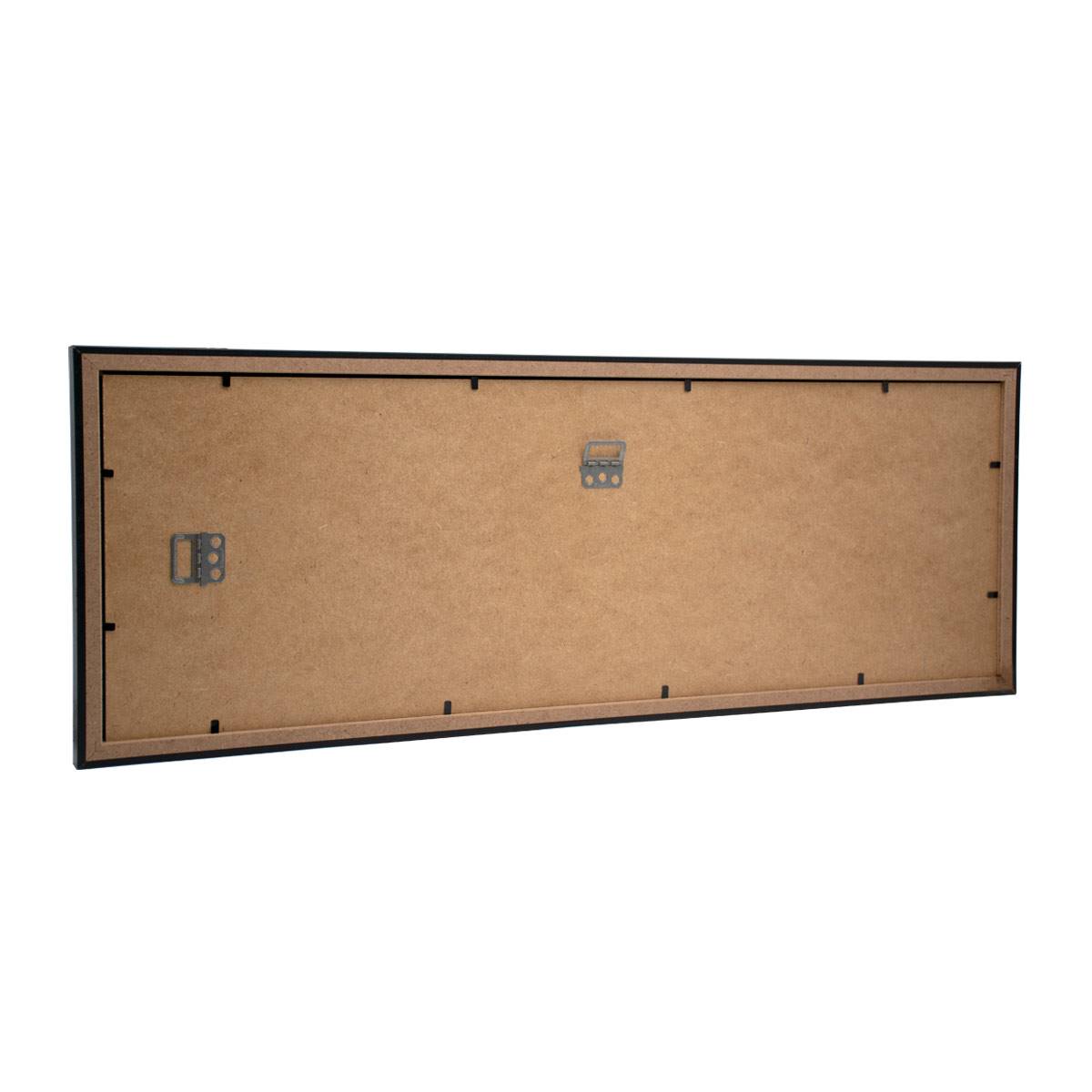 PHOTO ART PREMIUM Cadre bois 20x60 Noir lot de 4