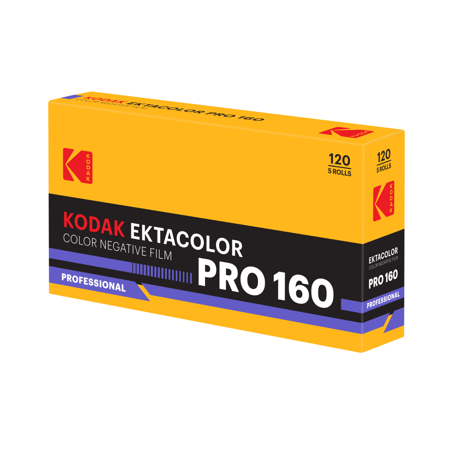 Film négatif couleur EKTACOLOR PRO 160 120 Propack de 5