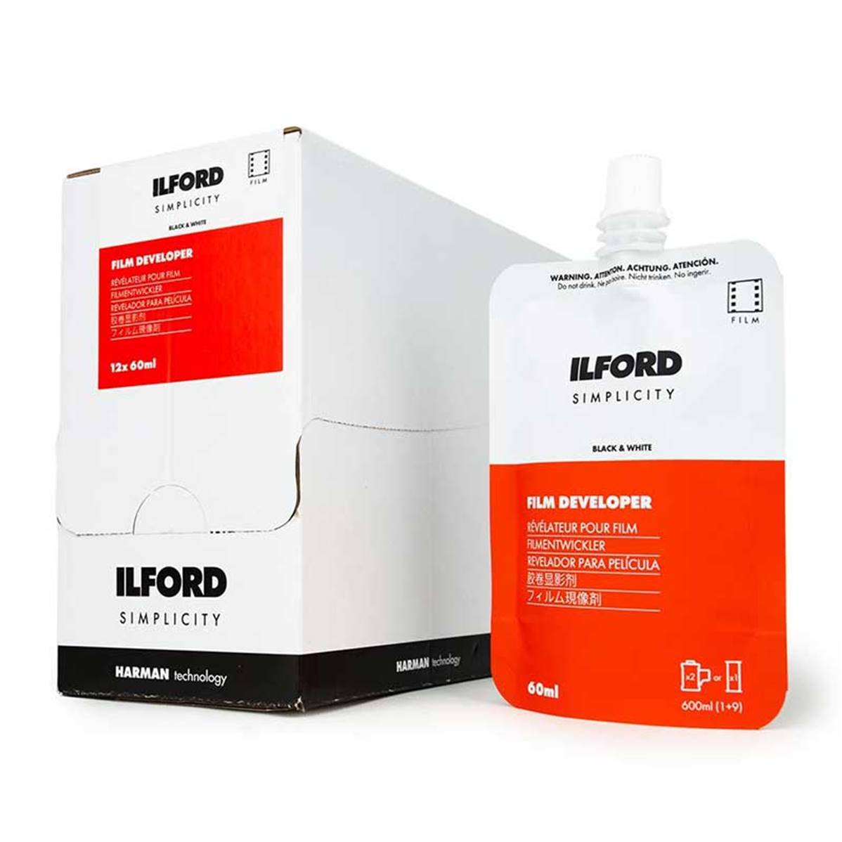 ILFORD Chimie Box de 12 Sachets de Developpeur Film