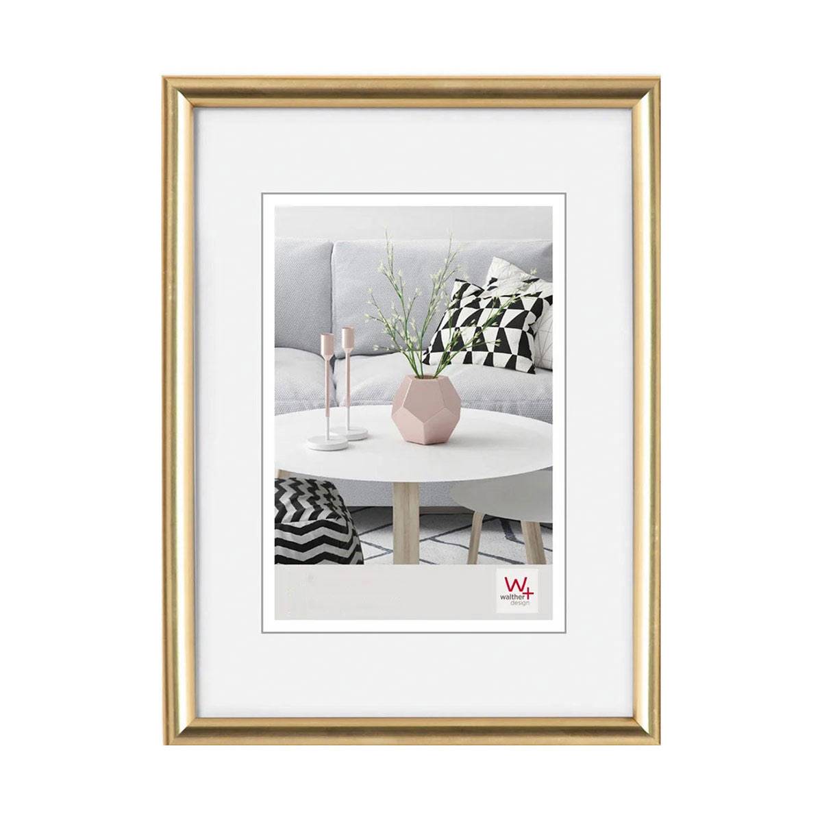 WALTHER Cadre plastique Galeria 40x60cm gold - Lot de 4