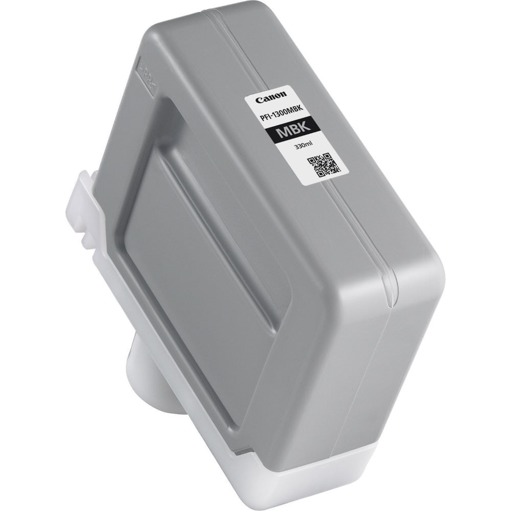 Cartouche d'encre traceur PFI-1300MBK NOIR MAT pour imagePROGRAF PRO-2100/4100/4100S (330ml)