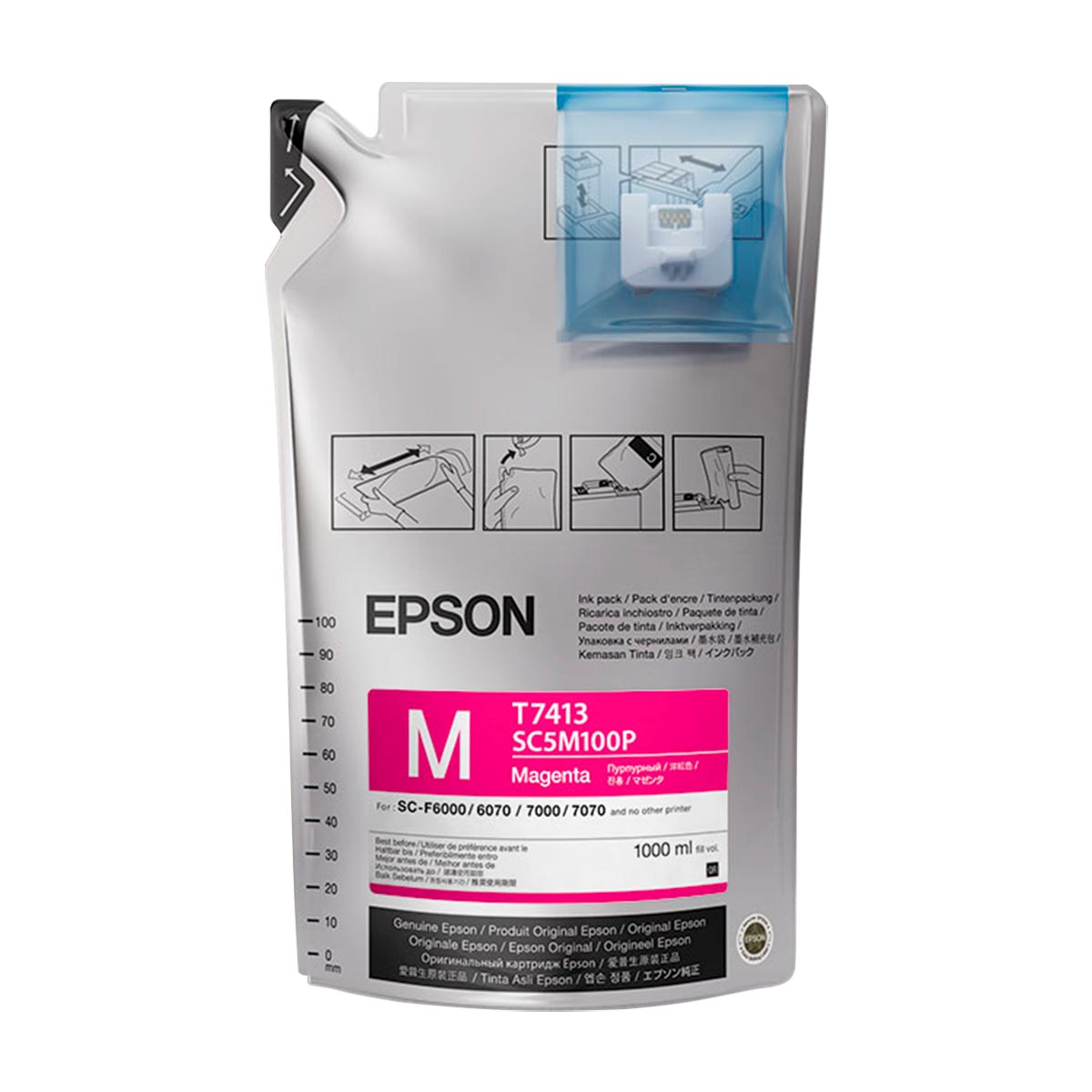 EPSON Encre Ultrachrome Magenta pour SC-F6200 /7200 /9300 /9400 1L