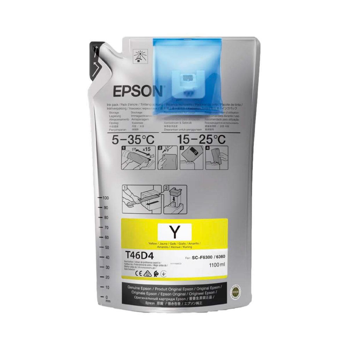 EPSON Encre Ultrachrome DS JAUNE 1.1 L pour SC-F6300 et et SC-F9400