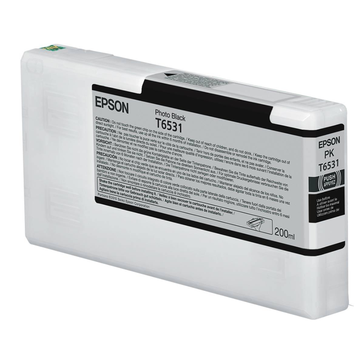 EPSON Encre T6531 K3 Noir Photo 4900 200ml
