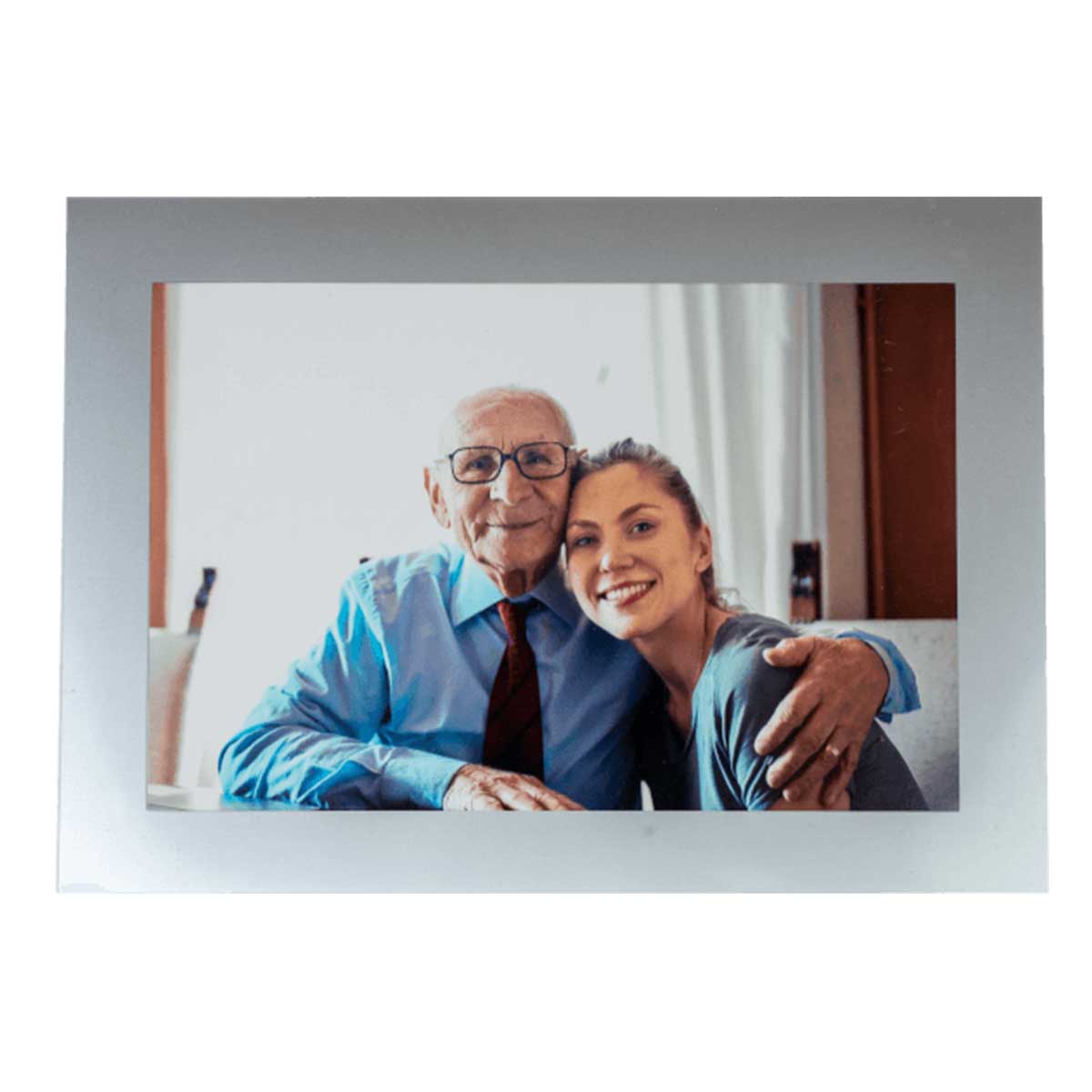 PELEMAN Cadre Adhésif Argent 10X15 pour boite PHOTOBOX - lot de 10