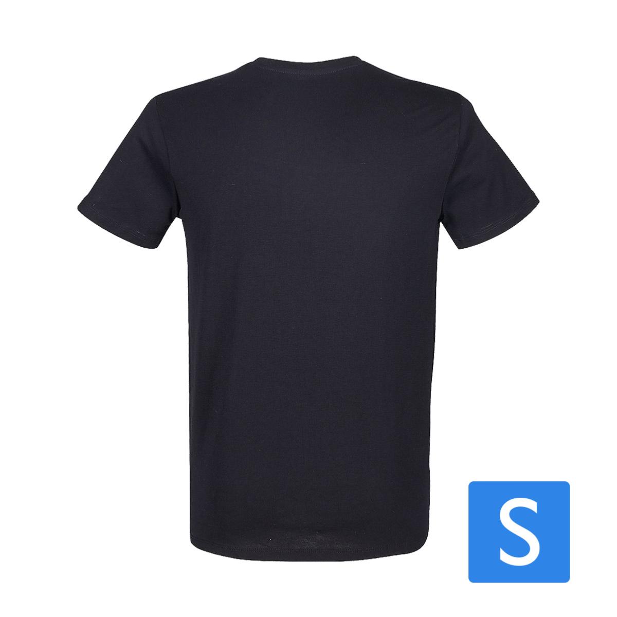 T-Shirt Noir Homme Taille S prétraité pour impression DTG Lot de 10