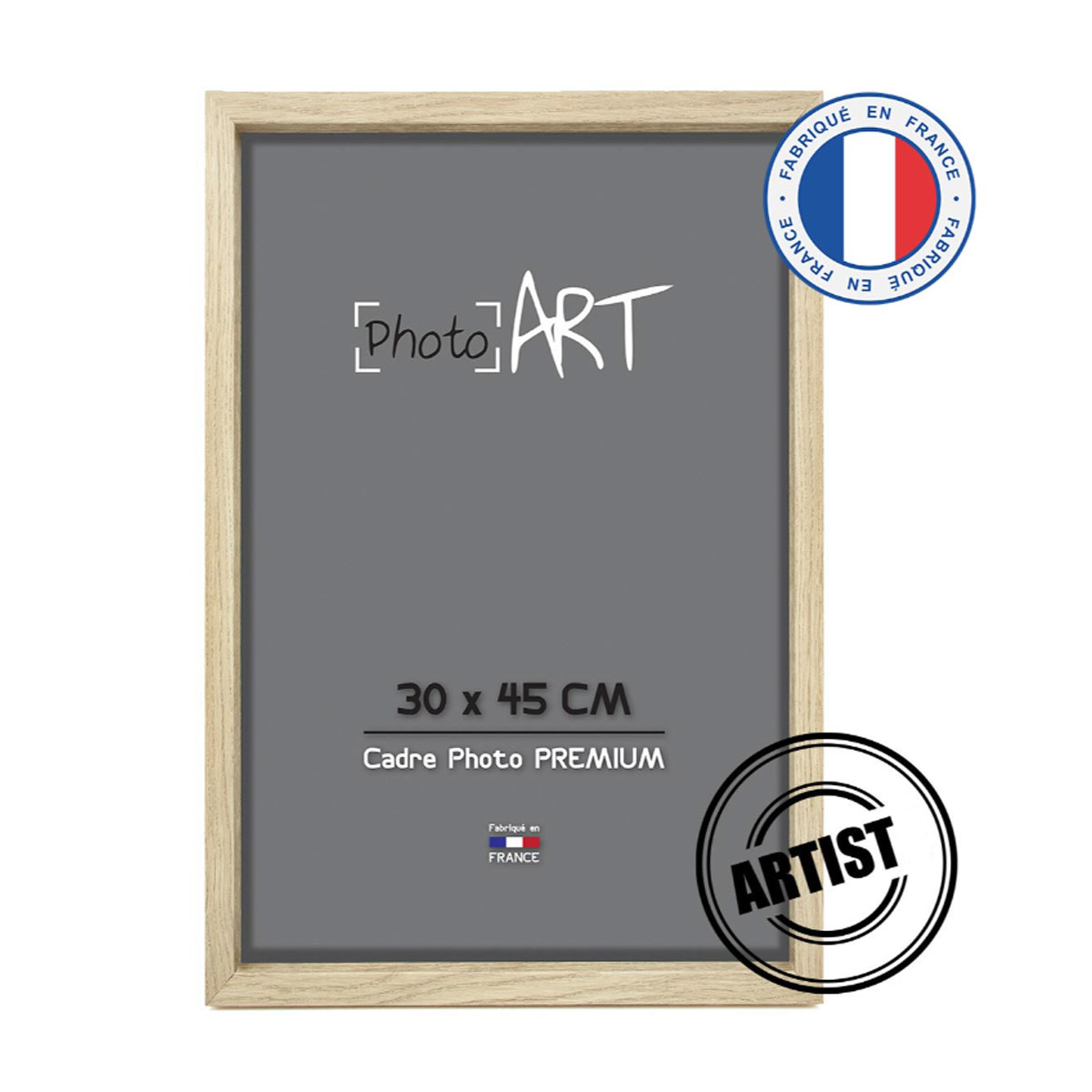 PREMIUM Artist Cadre bois 30x45 Chêne lot de 4