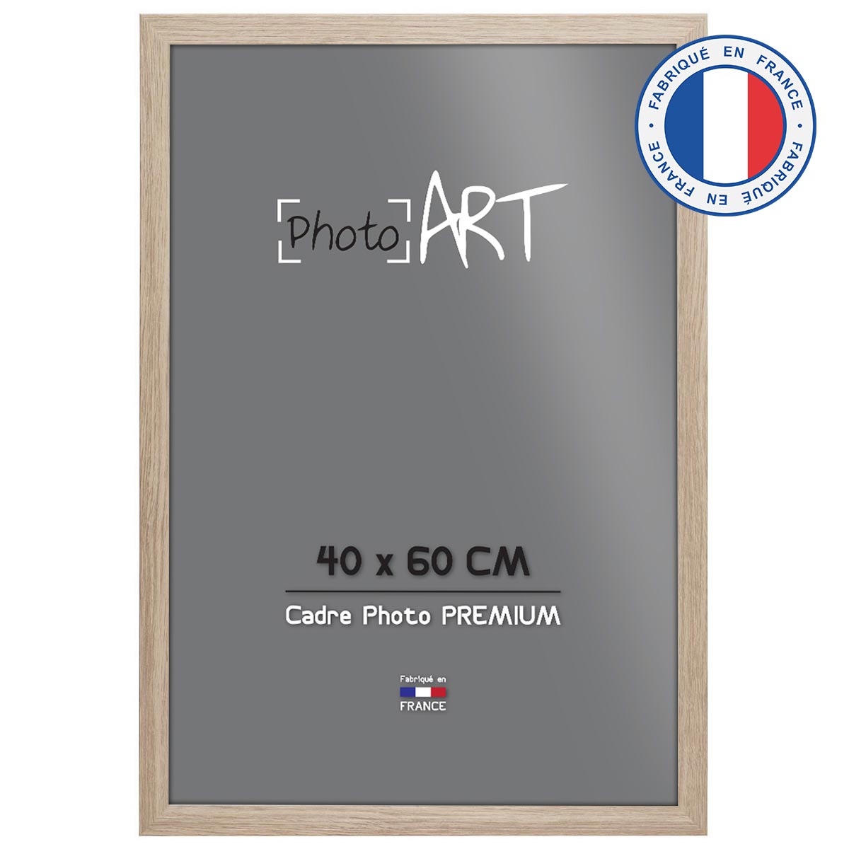 PHOTO ART PREMIUM Cadre bois 40x60 Chêne lot de 4