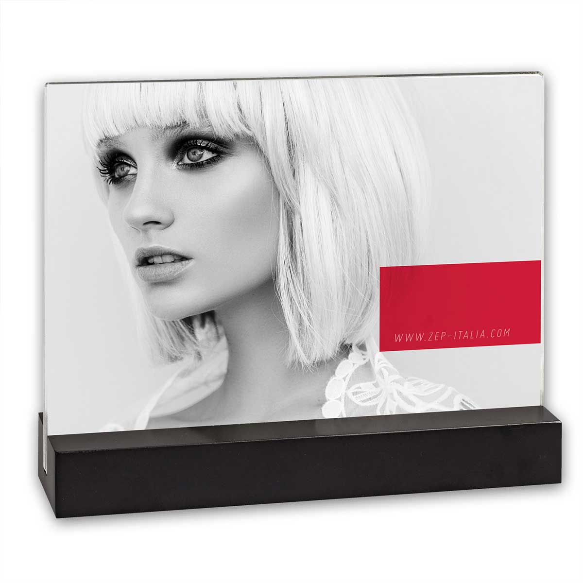ZEP Cadre Dresda 10X15 Sur Support Bois Noir  Lot de 12