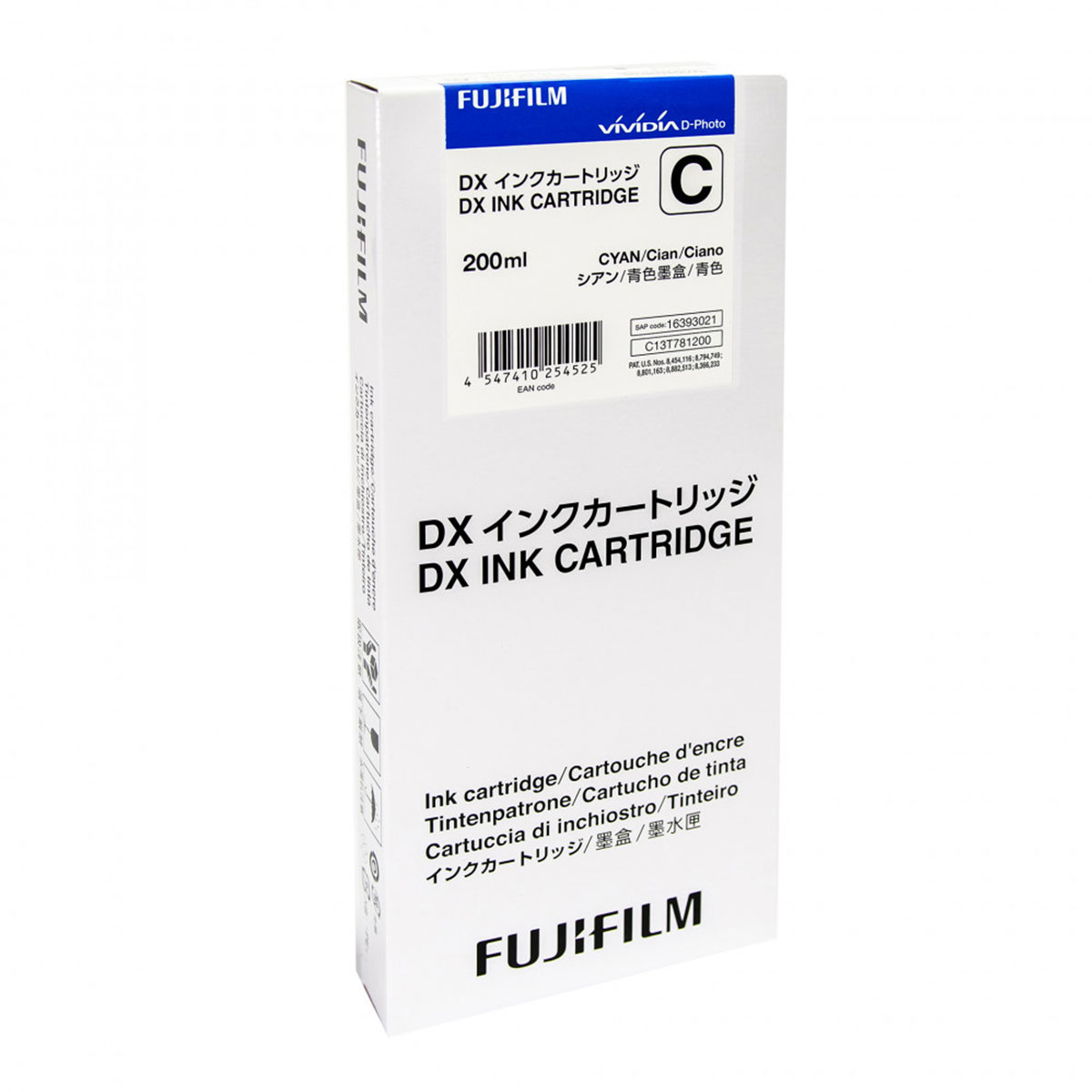 FUJIFILM Encre Cyan DX100 - 200ml