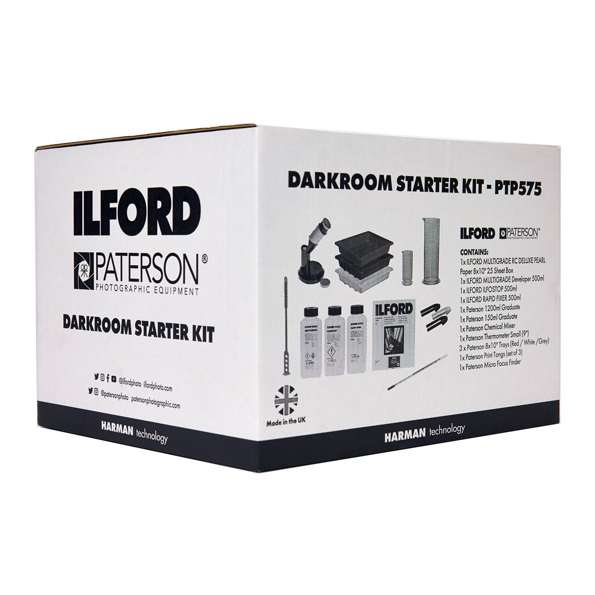 ILFORD PATERSON Chimie Kit de Démarrage Noir et Blanc