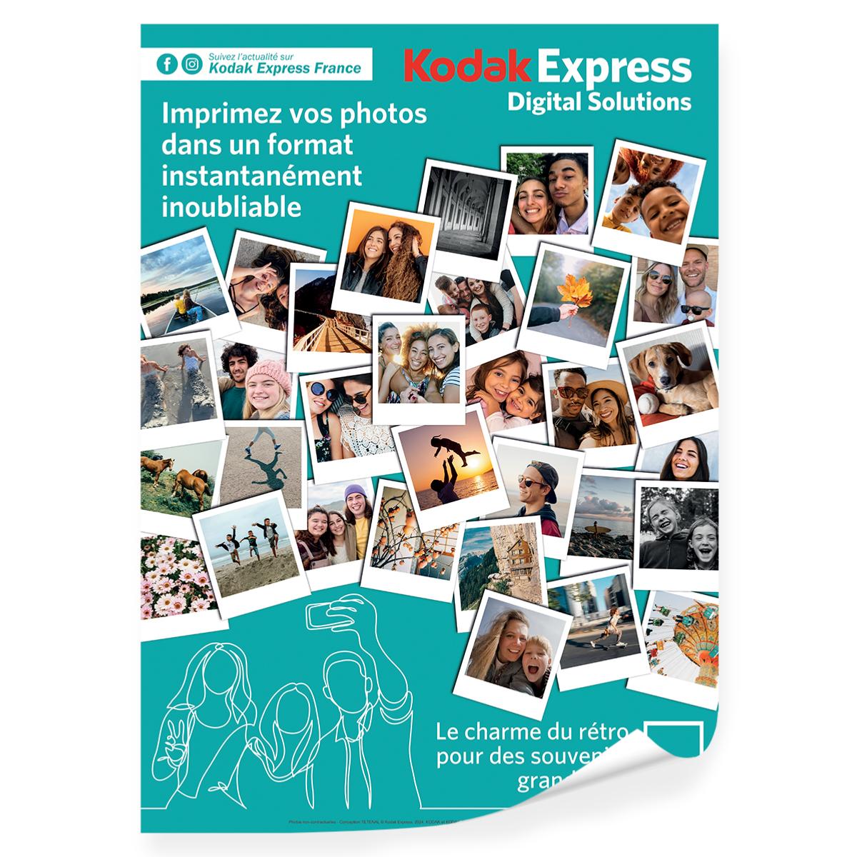 KODAK EXPRESS Poster Photo instantanée 50x70cm