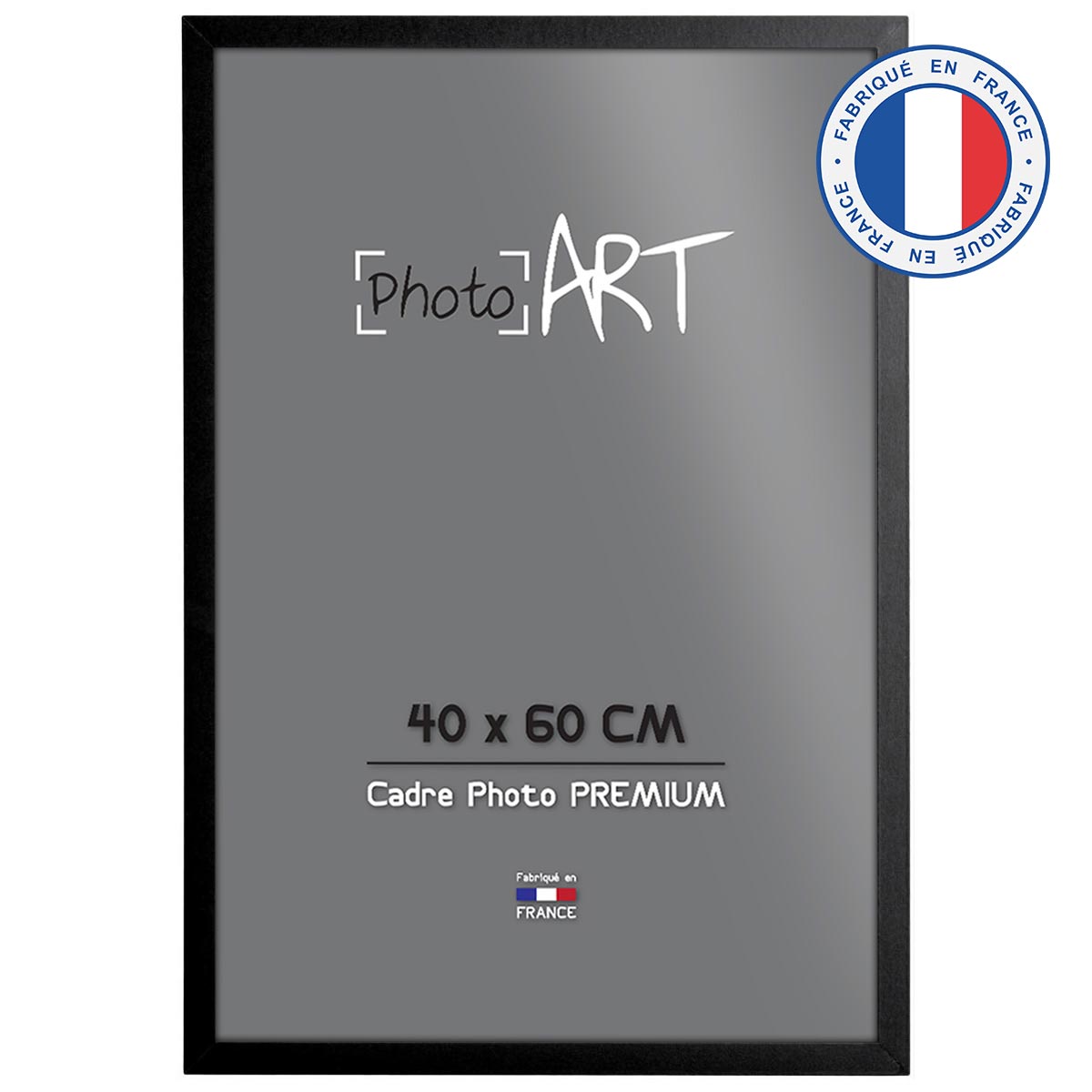 PHOTO ART PREMIUM Cadre bois 40x60 Noir lot de 4