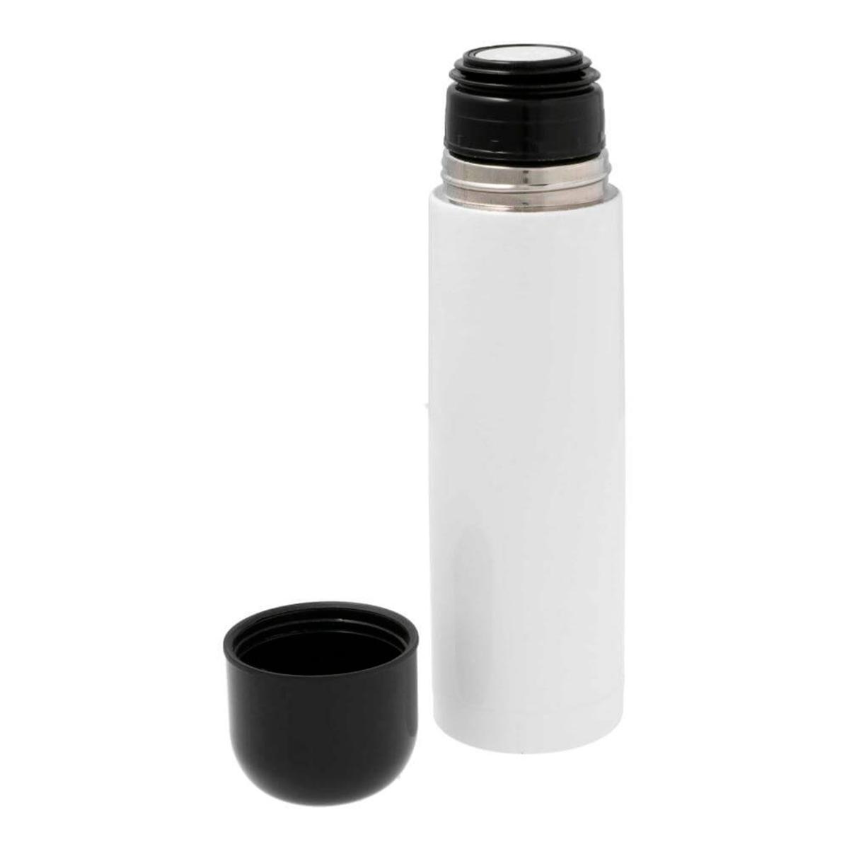Gourde Thermos en Aluminium Blanc 500ml (17oz) à sublimer - Lot de 10