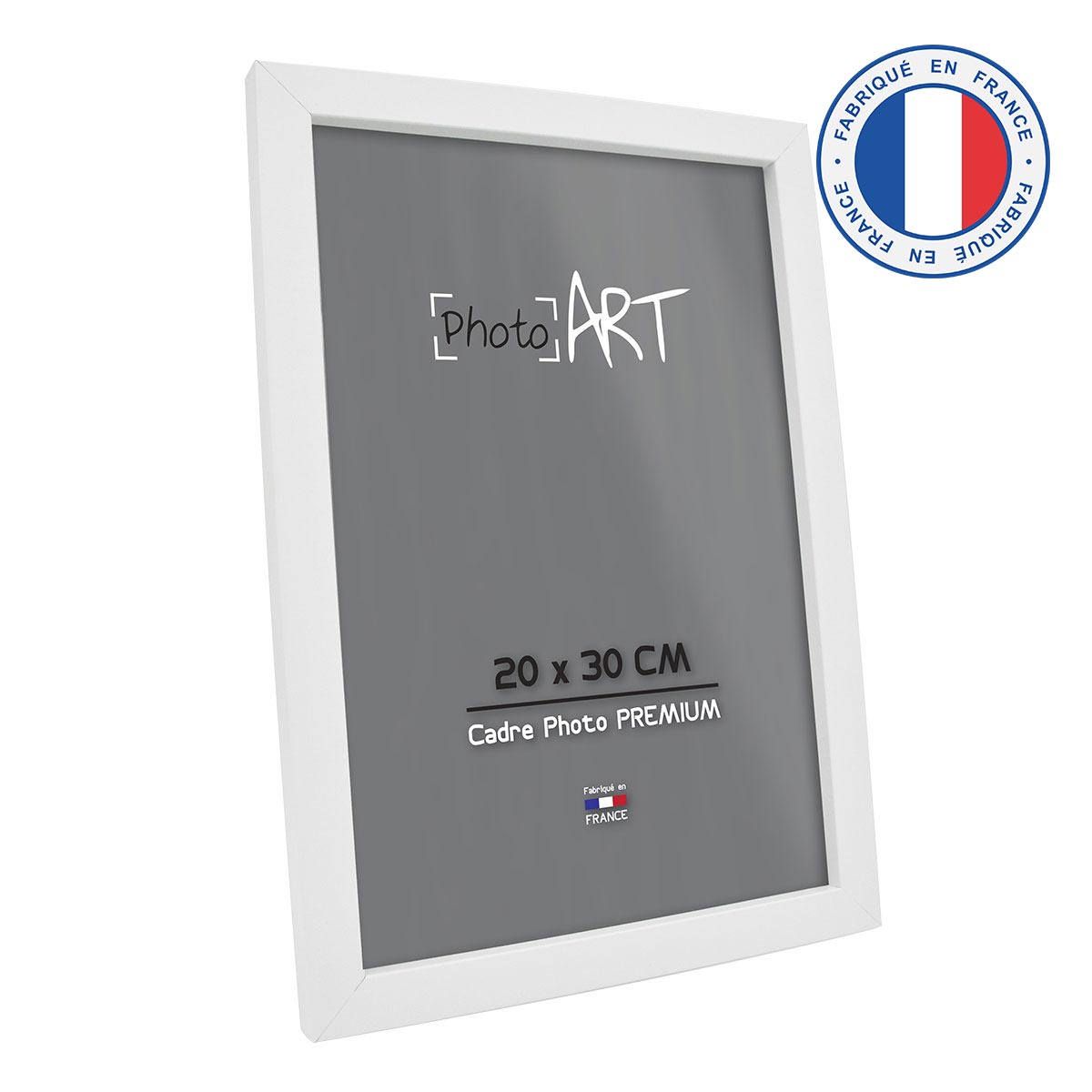PHOTO ART PREMIUM Cadre bois 20x30 Blanc lot de 4
