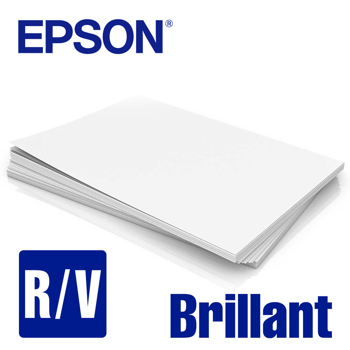 Papier Brillant Recto Verso 225g 21x21cm pour imprimante D1000A 800 feuilles